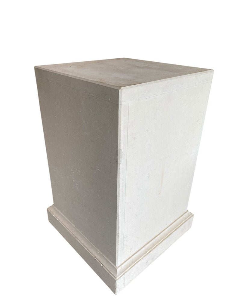 White Square Garden Pedestals