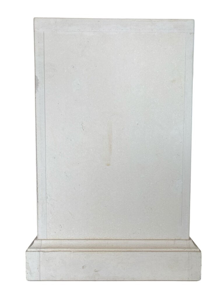 White Square Garden Pedestals