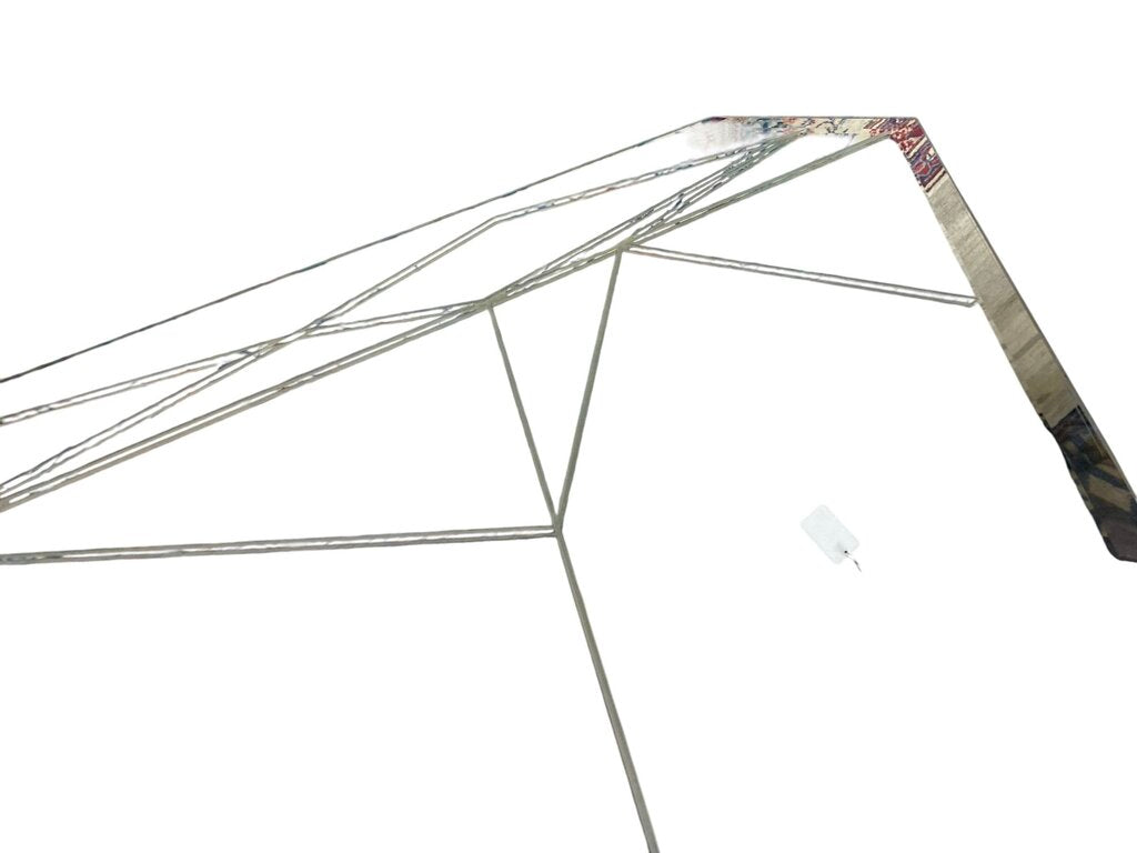 Modern Diamond Shaped Bevel Mirror