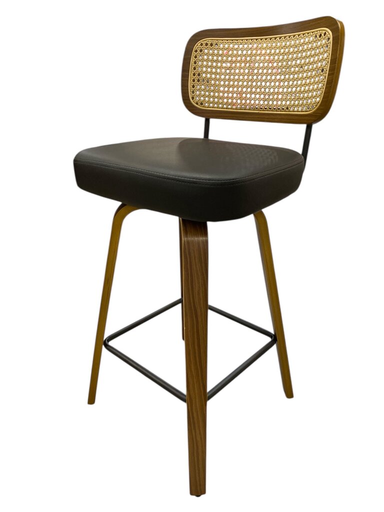 Rattan Back Barstools