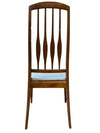 Mid Century Modern Set of 4 Walnut Dining Side Chairs (Set of 4)
