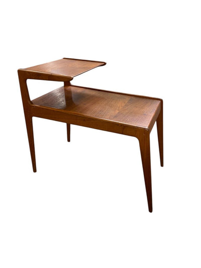 Mid Century Pair of Danish Teak End Side Tables by Kurt Ostervig (Set of 2)