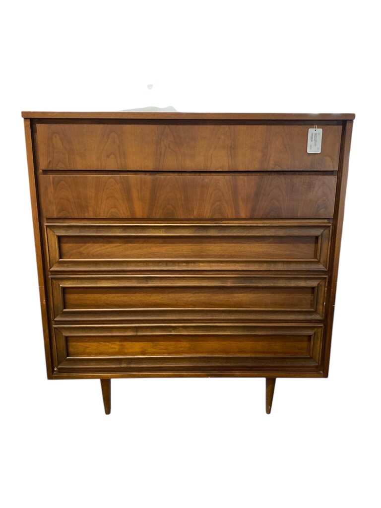 Mid Century Modern Walnut Highboy by Union Furniture