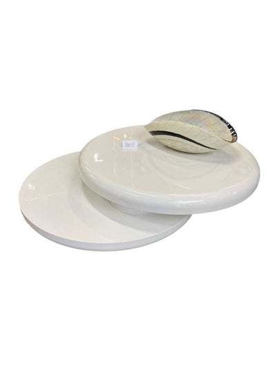 Cattelan Italia Yo Yo Table - Post Modern White Lacquer - SO COOL