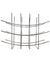 Post Modern Chrome Magazine Rack (or vinyl)