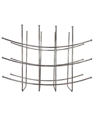 Post Modern Chrome Magazine Rack (or vinyl)