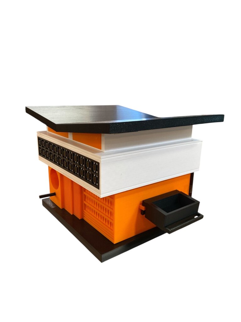 Park Place Mid Century Modern Birdhouse Feeder