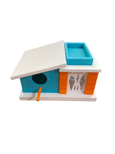 Mid Century Modern Birdhouse the Addison Retro Decor Feeder