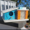 Mid Century Modern Birdhouse the Addison Retro Decor Feeder