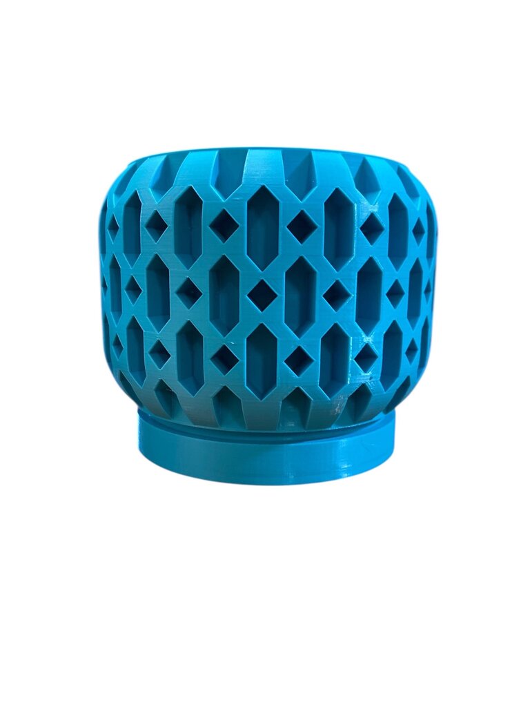 Nexar Retro Style Mid Century Diamond Planter Retro Decor - Medium