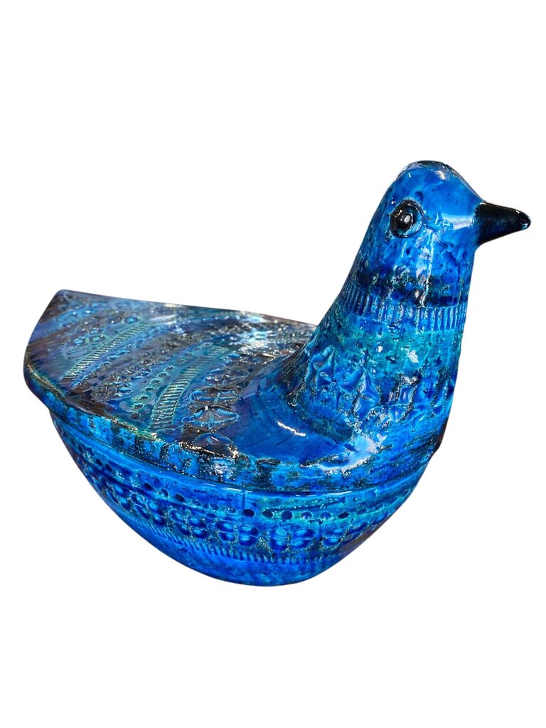 Bitossi Aldo Londi Mid Century Italian Ceramic Covered Bird