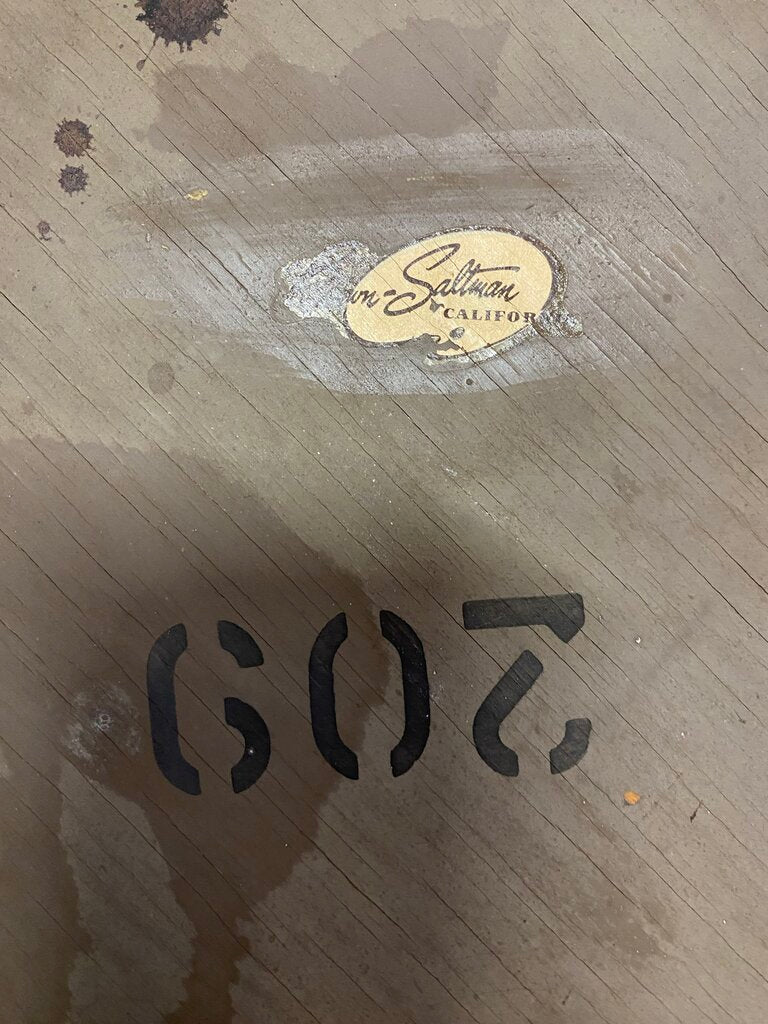 Mid Century Pair of Snowbell Tree Tile Top and Walnut Side Tables by John Keal for Brown Saltman (Set of 2)