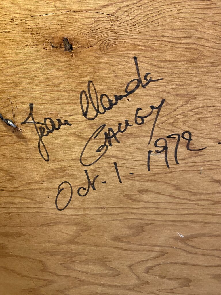 Jean-Claude Gaugy carved into wood – Large Wall Art