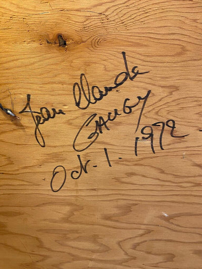 Jean-Claude Gaugy carved into wood – Large Wall Art