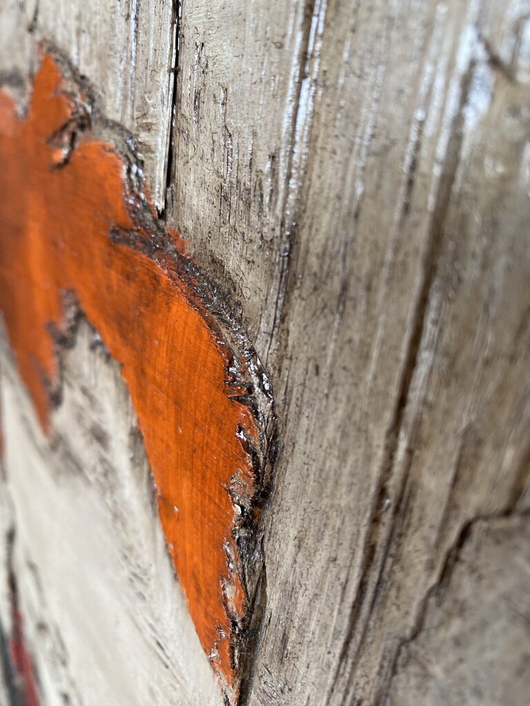 Jean-Claude Gaugy carved into wood – Large Wall Art