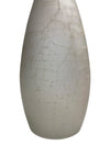 Vintage Pair of Frosted Crackle Glass Pendant Shades