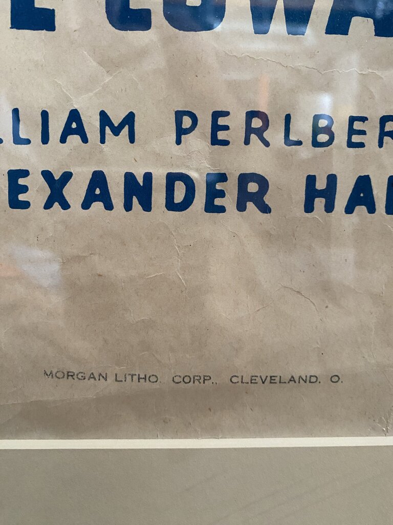 Vintage 1938 Gilded Frame Movie Poster There's Always A Woman