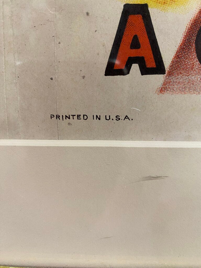 Vintage 1938 (There's That Woman Again) Comedy Film Gilded Gold Famed Movie Poster