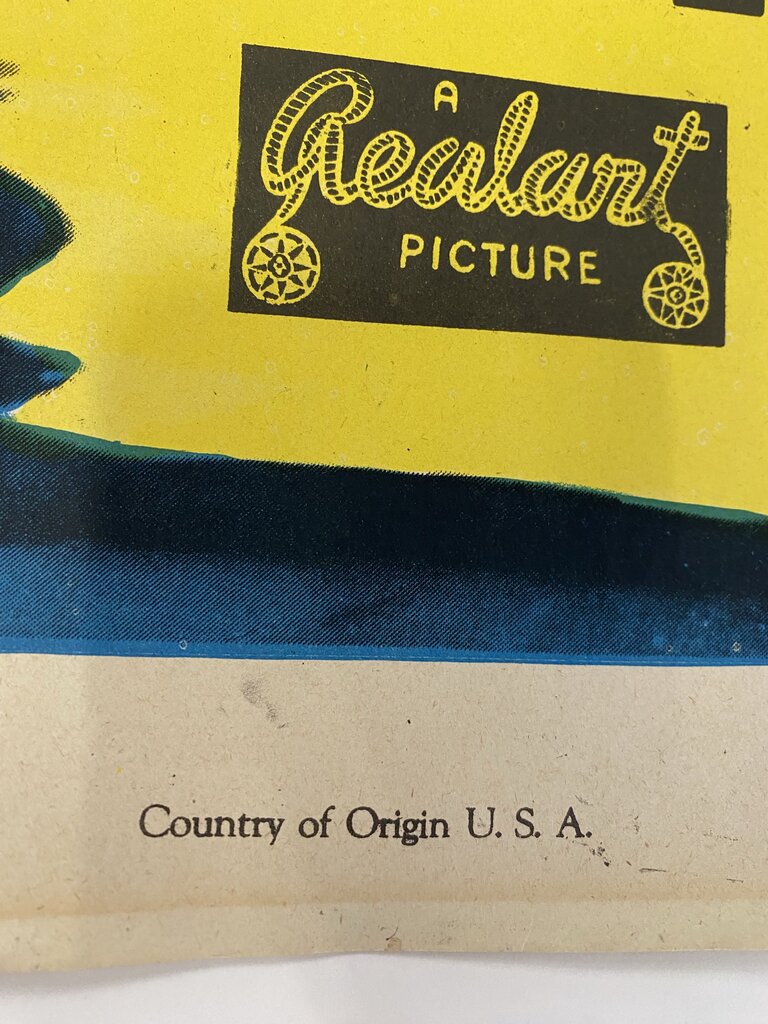 Vintage 1936 Movie Poster (Next Time We Love) w/ James Stewart, Ray Milland, Margaret Sullavan, and Grant Mitchell