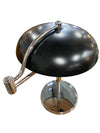 Mid Century Bauhaus Desk Task Lamp in Chrome and Black