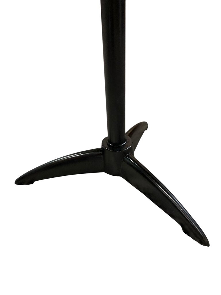 Mid Century Art Deco Petite Iron and Italian Marble End Table