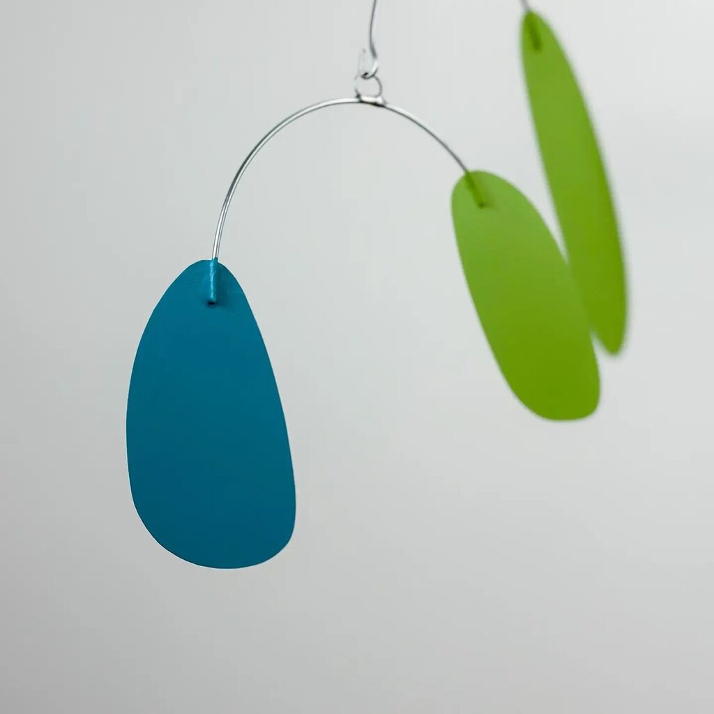 Mobile | Hanging Mobile | Oval Mobile | Teal, Green & Orange