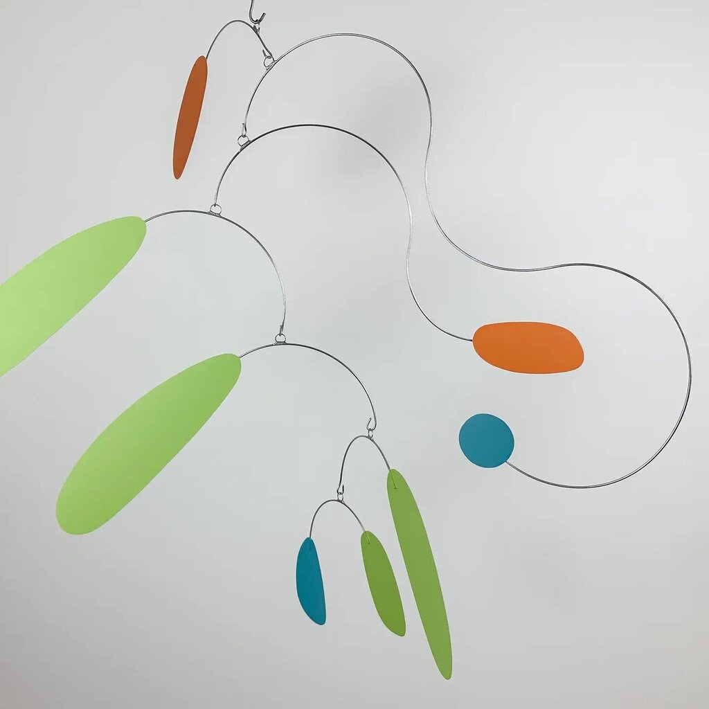 Mobile | Hanging Mobile | Oval Mobile | Teal, Green & Orange