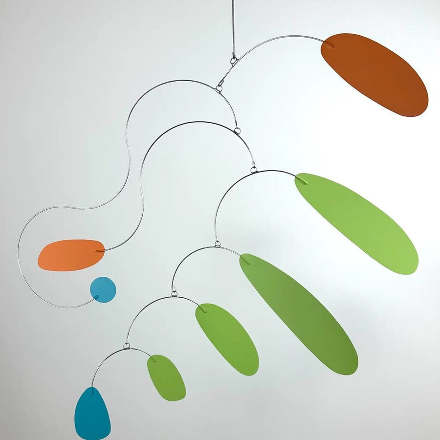 Mobile | Hanging Mobile | Oval Mobile | Teal, Green & Orange