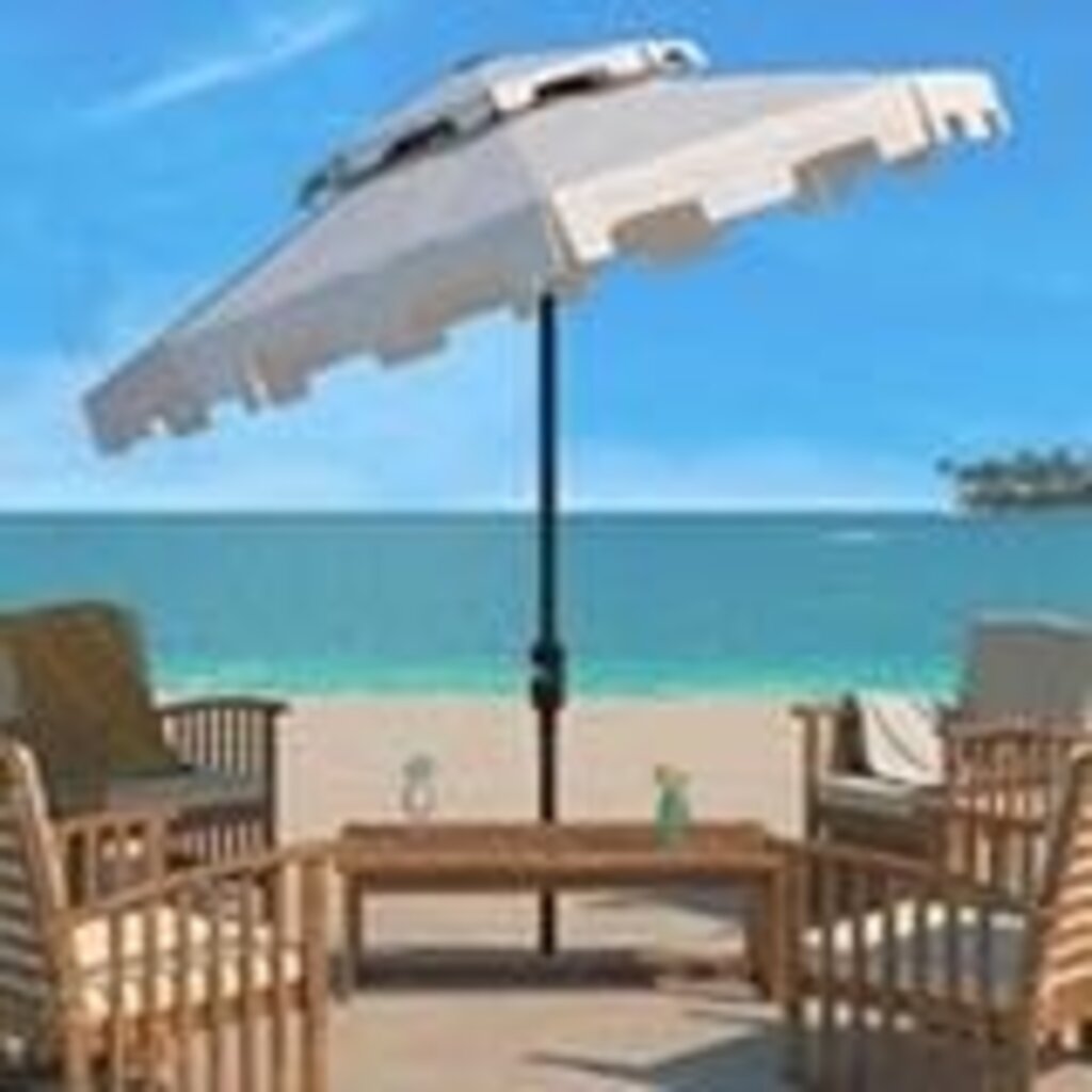 Zimmerman 9ft Double Top Market Umbrella (Stand Not Included)