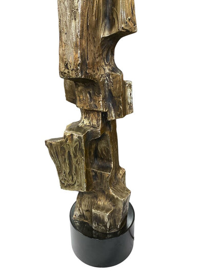 Richard Barr Monumental Pair of Brutalist Lamps (Set of 2)