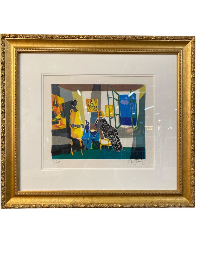 Mid Century French Numbered Lithograph by Marcel Mouly