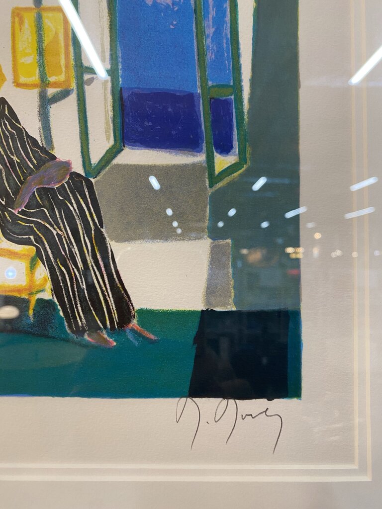 Mid Century French Numbered Lithograph by Marcel Mouly