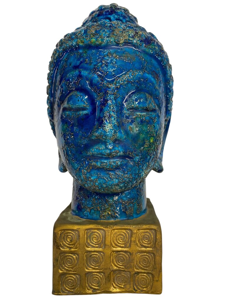 Bitossi Aldo Londi Rosenthal Mid Century Italian Ceramic Buddha (Extremely RARE)
