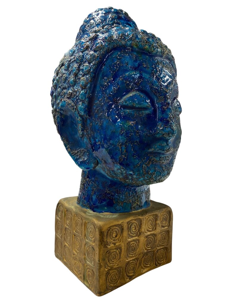 Bitossi Aldo Londi Rosenthal Mid Century Italian Ceramic Buddha (Extremely RARE)