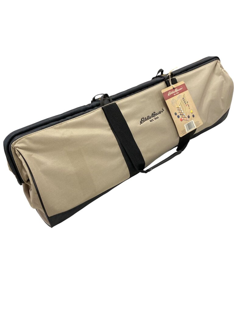 Eddie Bauer Competition Croquet Set with 6 Mallets, 6 Balls, 2 Stakes, and 9 Wickets