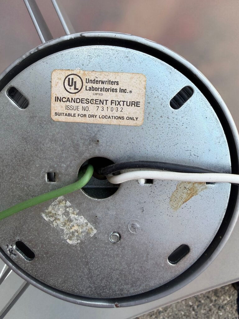 Vintage Artemide Utopia Italian Mid Century Ceiling Fixture