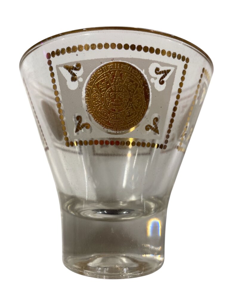 Vintage 1950's Space Age Tequila Margarita 8-Piece Drink Set with Carrying Caddy (Mexico) - AS IS