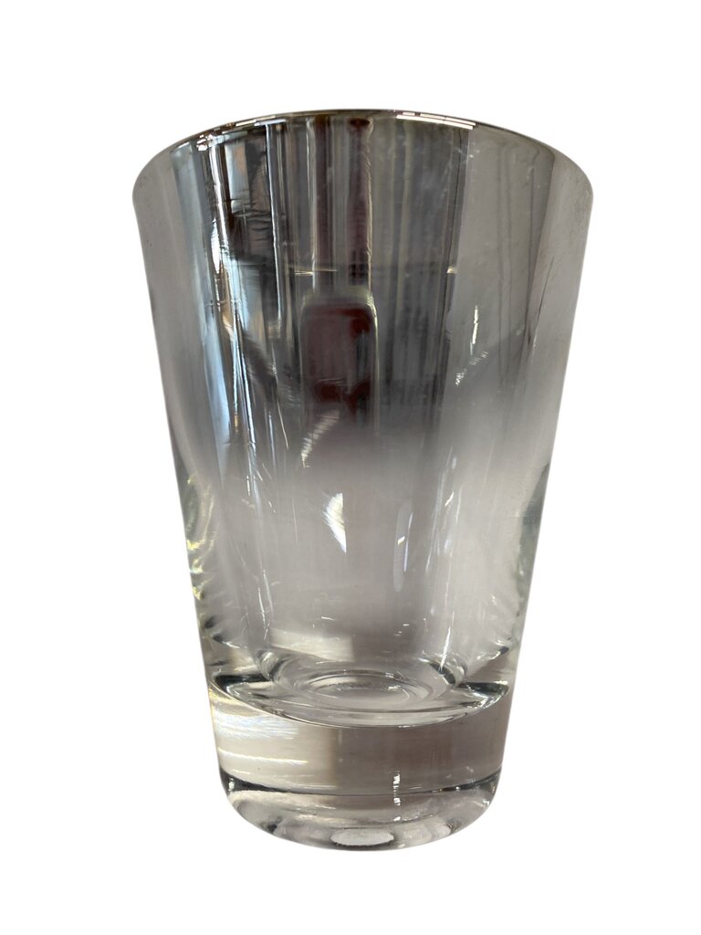 MCM Silver Fade Vintage Pitcher and 4 Glasses (Set of 5)