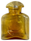 MCM Blenko Amber Double Spout Decanter
