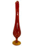Fenton Art Glass Amberina Thumbprint 17" Swung Vase
