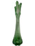 MCM Five Finger Light Green Art Glass 15" Swung Vase