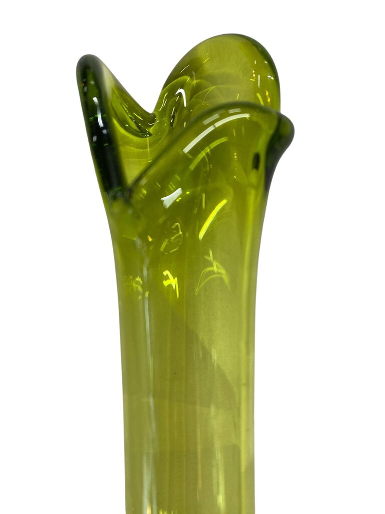 MCM Viking Green Drape 13" Swung Vase