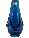 MCM Viking Epic Drape Blue 14" Stretch Swung Vase