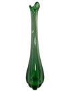 MCM Emerald Green 10.5" Swung Vase