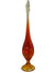 MCM Viking Amberina Persimmon Orange 12.5" Swung Vase