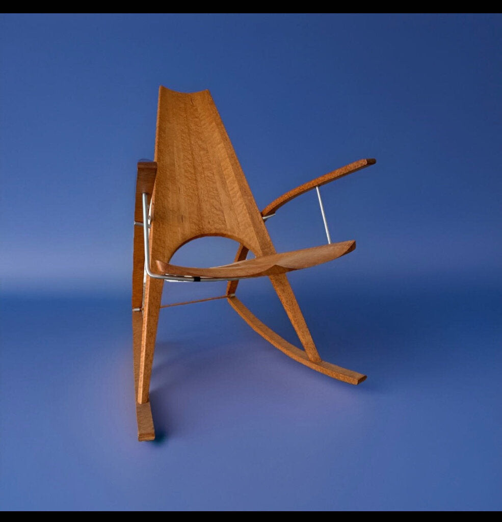 MCM Leon Meyer Studio Craft Rocking Chair