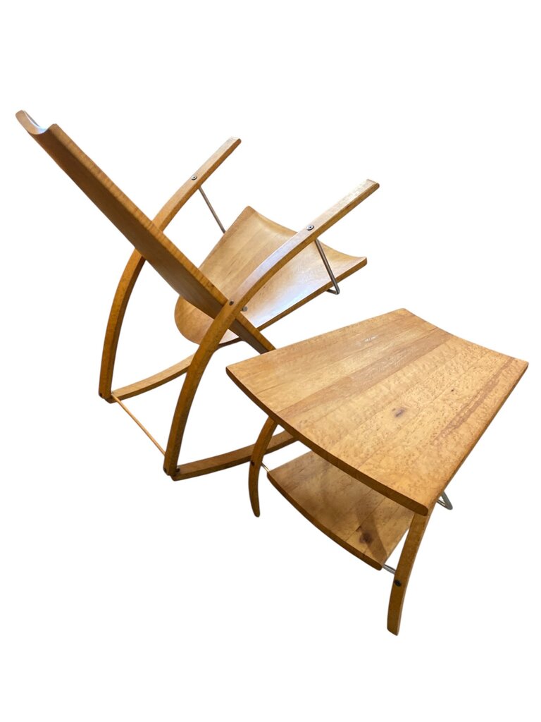 Leon Meyer Rocking Chair and Side Table 2-Piece Set