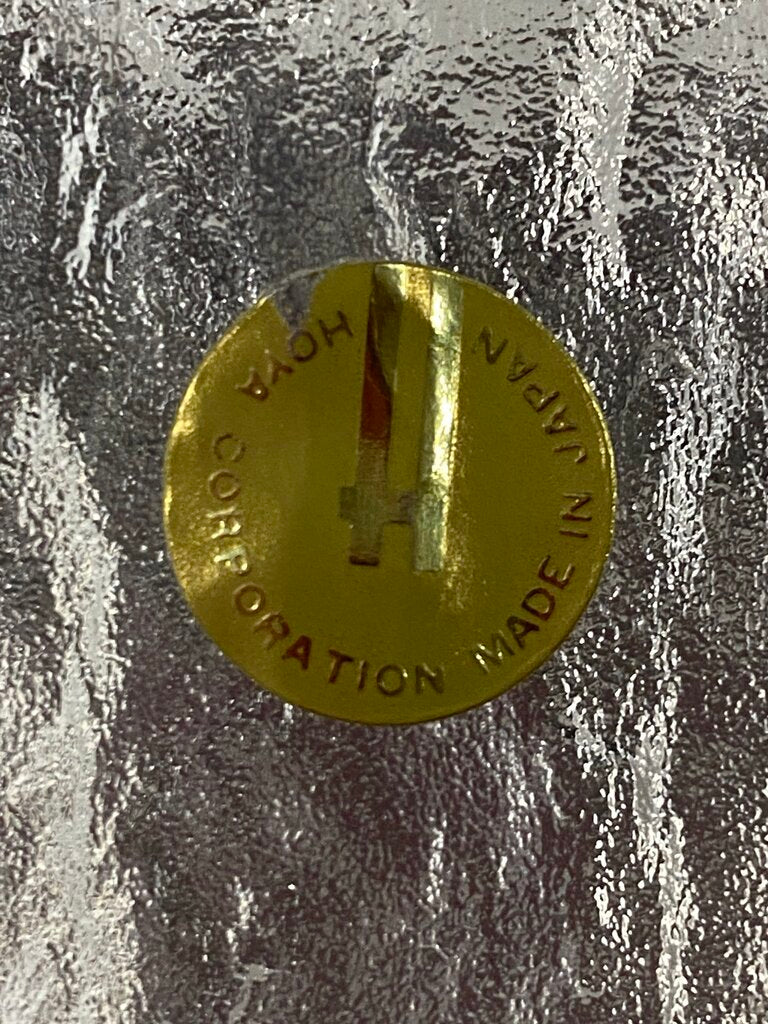 Set of 5 Vintage Hoya Japan Glacier Glass ice Bucket and Cocktail Glasses