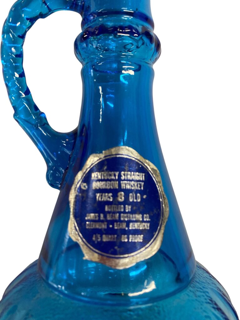 1973 Cerulean Blue Collectible Jim Beam Decanter