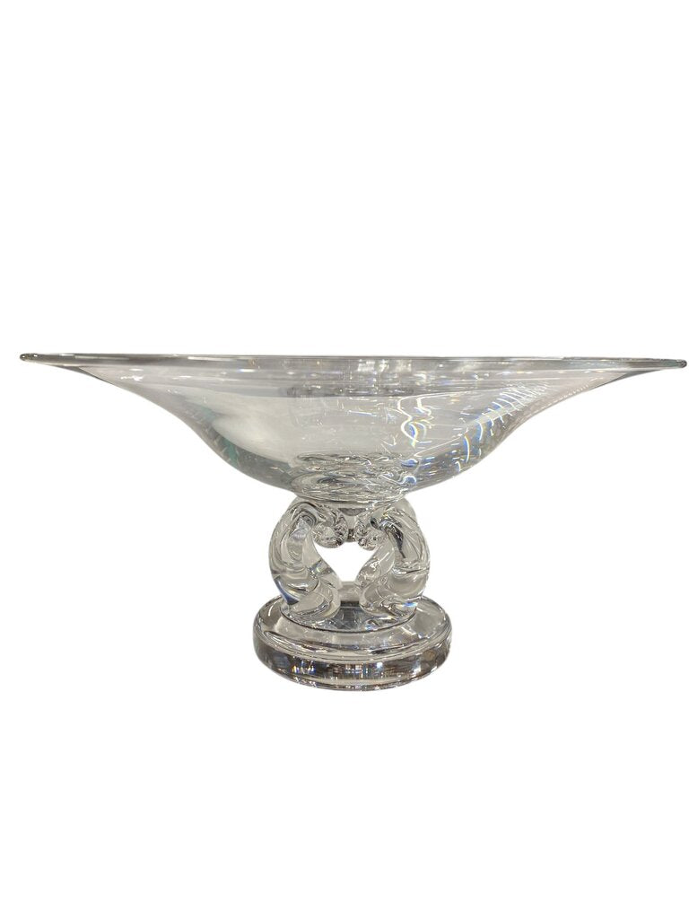 Steuben Glass Pedestal Fruit Bowl
